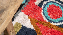 Tapis ZENDACK  - laine et coton noué main - 44 x 77 cm