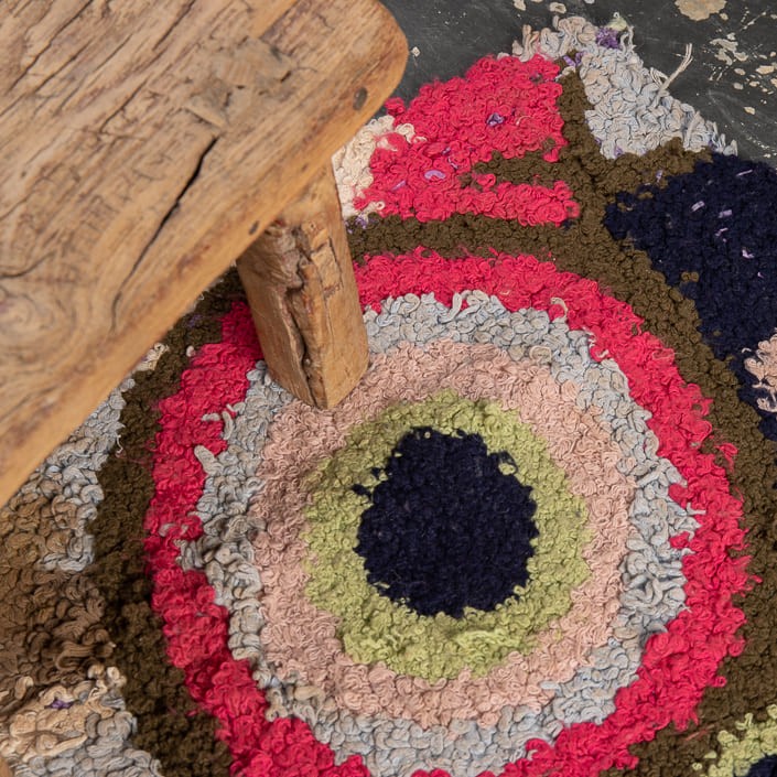 Tapis ZENDACK - 100% laine noué main - 40 x 65 cm