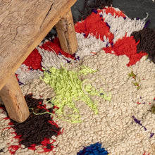 Tapis BERBERE ZENDAK -  100% laine noué main - 44cm x 68cm
