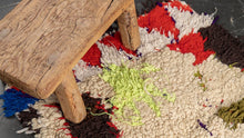 Tapis BERBERE ZENDAK -  100% laine noué main - 44cm x 68cm