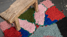 Tapis BERBERE ZENDAK -  100% laine noué main - 61cm x 101cm