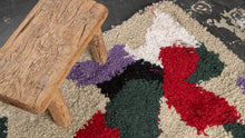 Tapis BERBERE ZENDAK -  100% laine noué main - 77cm x 87cm