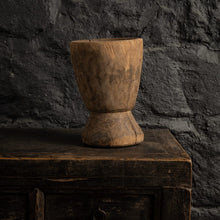 Mortier Mossi en bois exotique - Pièce ancienne