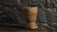 Mortier Mossi en bois exotique - Pièce ancienne