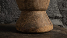 Mortier Mossi en bois exotique - Pièce ancienne