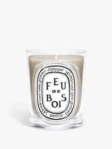 Bougie - Feu de bois