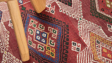 Tapis KILIM KARAPINAR - 100% laine noué main - 119 x 154 cm
