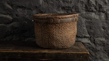 Panier à poisson ancien - Rotin tressé