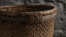 Panier à poisson ancien - Rotin tressé