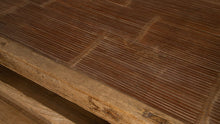 Banquette en orme et bambou