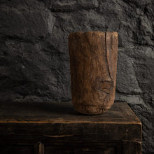 COUPE ANCIENNE - BOIS EXOTIQUE ANCIEN - MAURITANIE - Ø20cm x H 33cm