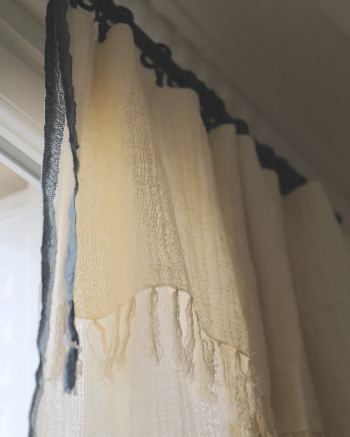 Rideau Surendra en lin et coton - 150 x 300cm
