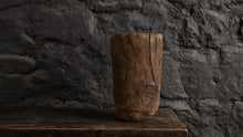COUPE ANCIENNE - BOIS EXOTIQUE ANCIEN - MAURITANIE - Ø20cm x H 33cm