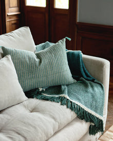 Coussin FLORIO en coton imprimé, 40cm x 55cm, FLORIO