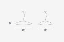SUSPENSION BRASS 95 | ø 80cm | PUISSANCE MAX. 18 W | E27 | LAITON MARTELE MAT