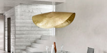 SUSPENSION BRASS 96  | Ø120cm |  PUISSANCE MAX 18W | E27 | LAITON MARTELE MAT