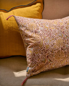Coussin Papilio en coton imprimé