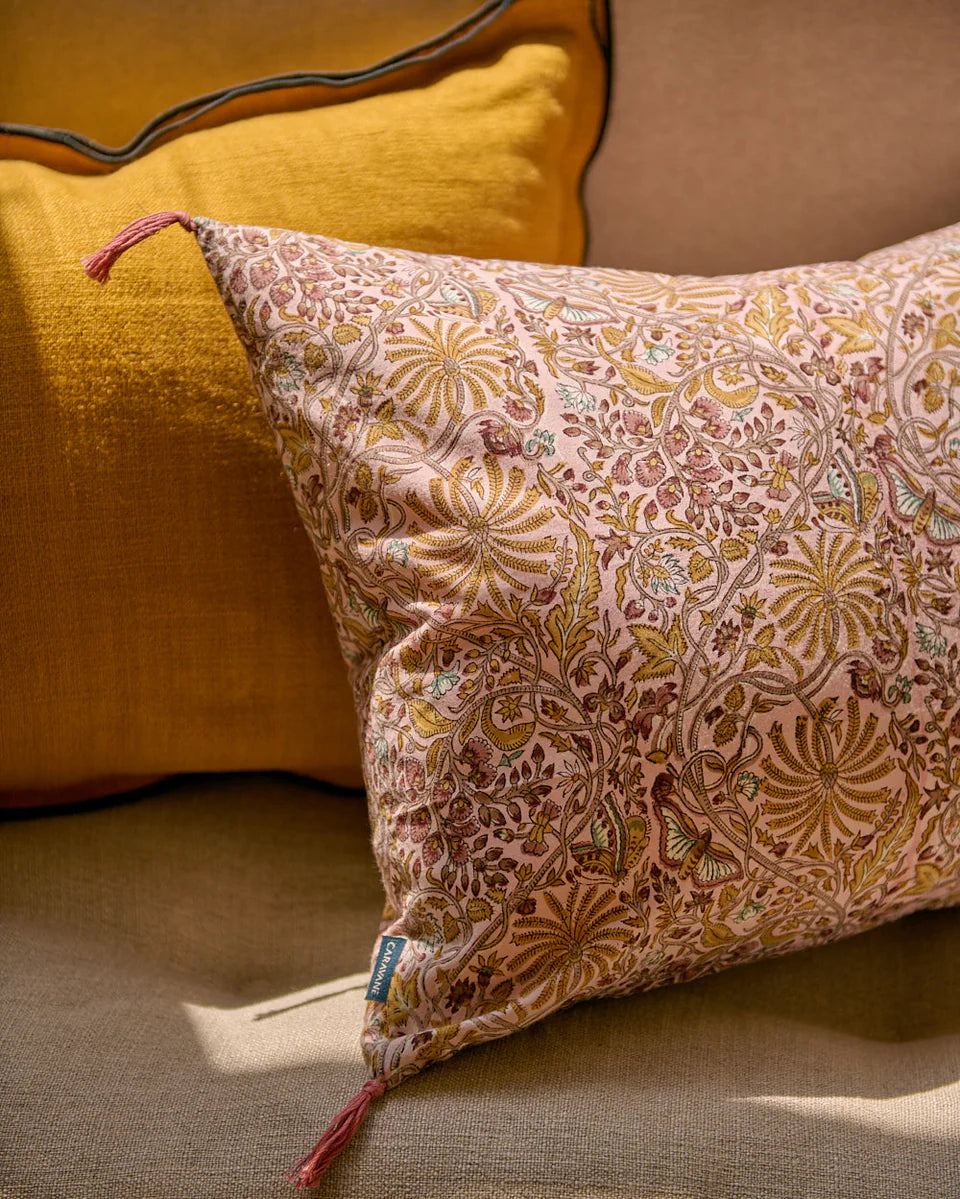 Coussin Papilio en coton imprimé - 40 x 55cm / 50 x 70cm