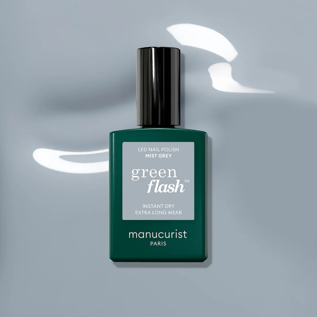 Vernis Green Flash semi-permanent - Misty Grey