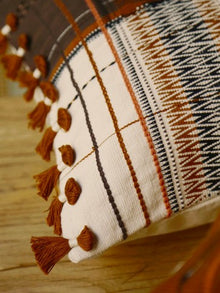 COUSSIN | PAGHA | 100% COTON | 40cm x 55cm | NEIGE CHARCOAL