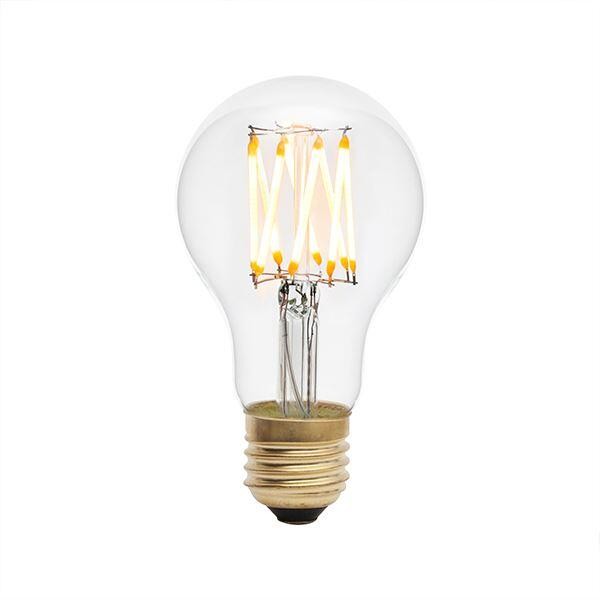 Ampoule GLOBE, led, E27, dimmable, 2700K, 6W, VERRE CLAIR