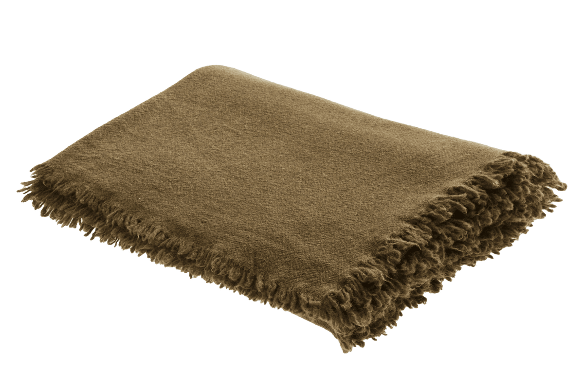 Plaid - Laine Vierge Lavée - 165 x 250 cm
