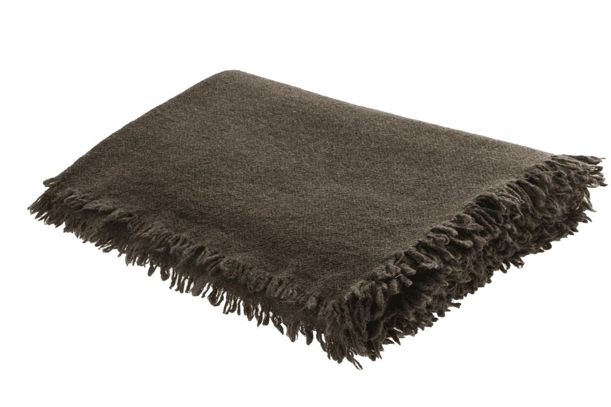 Plaid - Laine Vierge Lavée - 165 x 250 cm