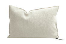 Coussin VICE VERSA, Toile TUFTEE up-cyclée, 40cm x 60cm, KAKI