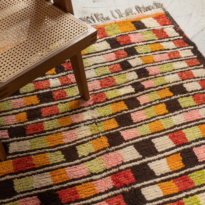 Tapis Telouet ancien - 100% laine - 135cm x 395cm - Collection Françoise Dorget