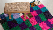 Tapis BERBERE ZENDAK -  100% laine noué main - 65cm x 110cm