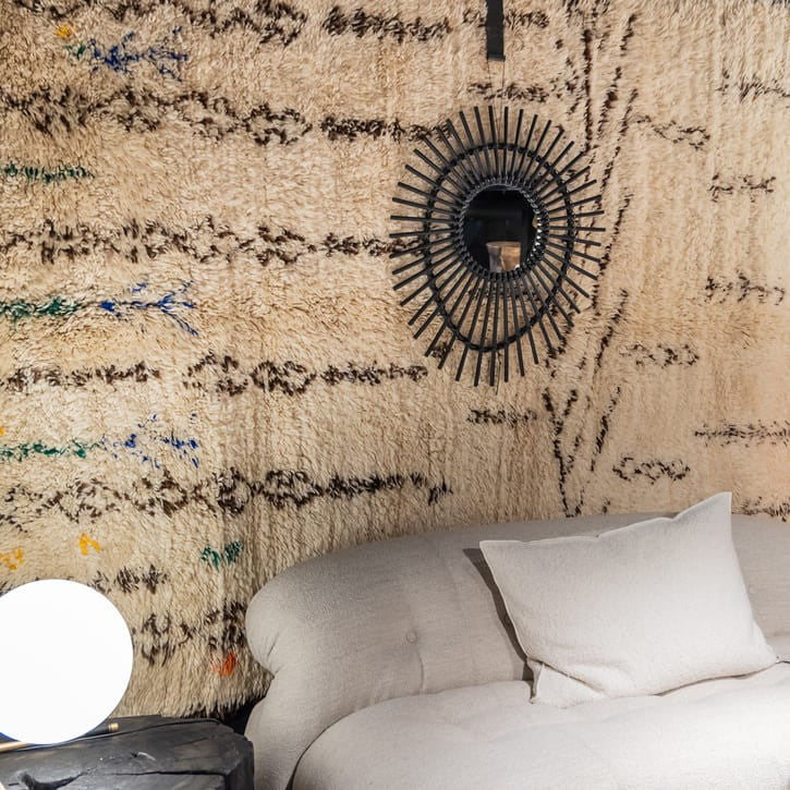 Tapis BENI OUARAIN ANCIEN - 100% laine noué main - 190cm x 330cm