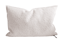 Coussin Vice Versa - Toile Yéti - 40cm x 60cm - Blanc