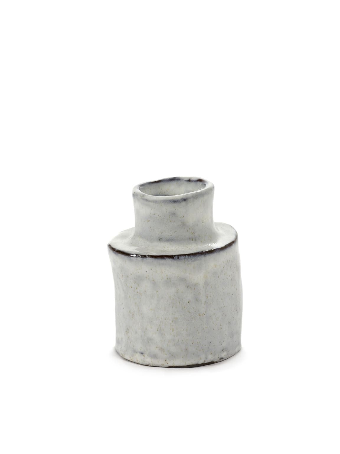 Vase HELENA 1, Ø7cm x H9cm, BLANC
