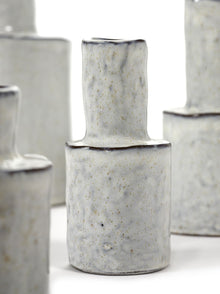 Vase HELENA 2, Ø5cm x H11cm, BLANC