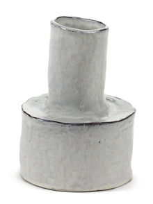 Vase HELENA 5, Ø14cm x H19cm, BLANC