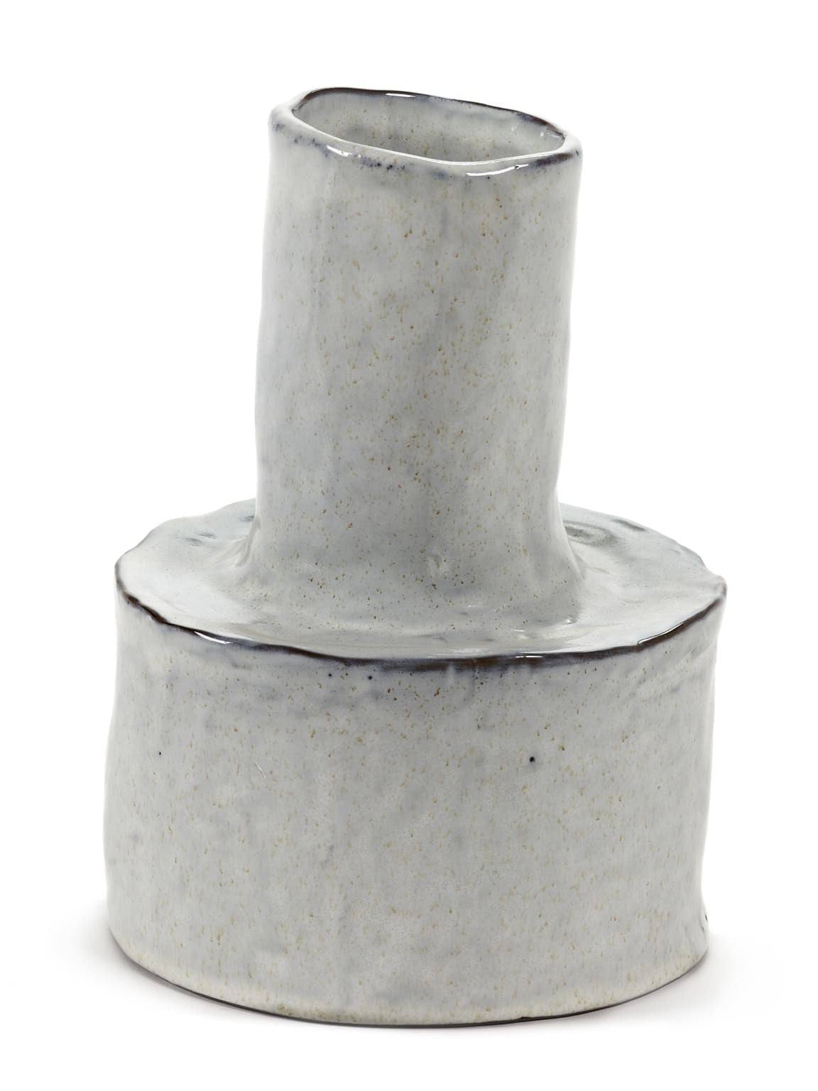 Vase HELENA 5, Ø14cm x H19cm, BLANC