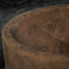 Mortier Mossi en bois exotique - Pièce ancienne