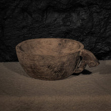 Coupe ancienne en teck java - Indonésie