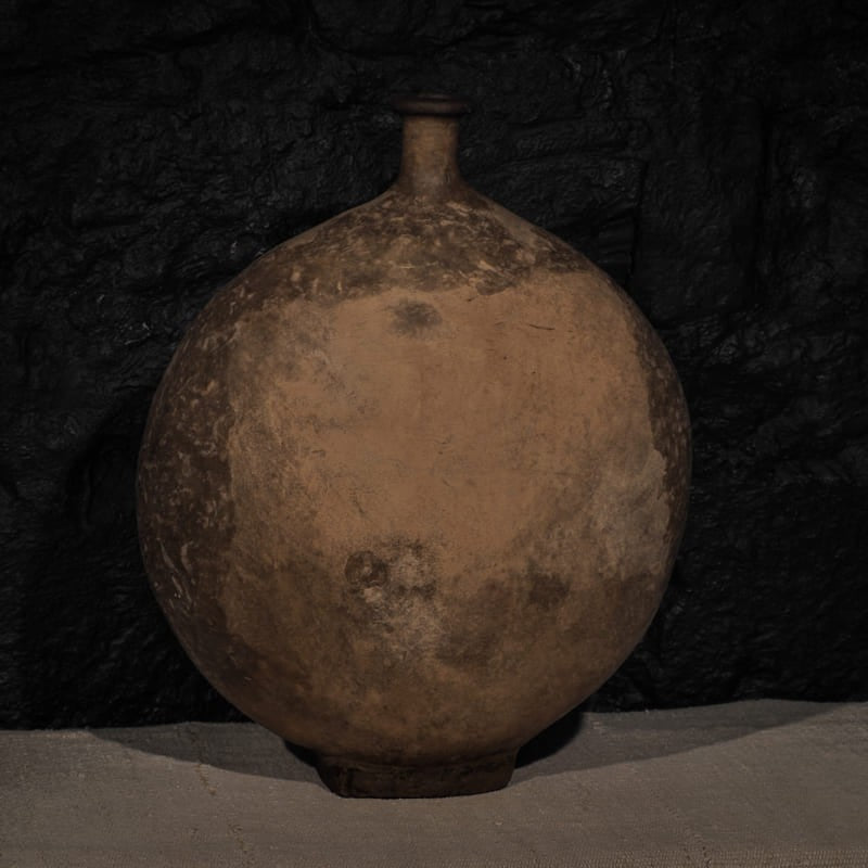 Jarre à eau ancienne - Peau de mouton - Pièce unique