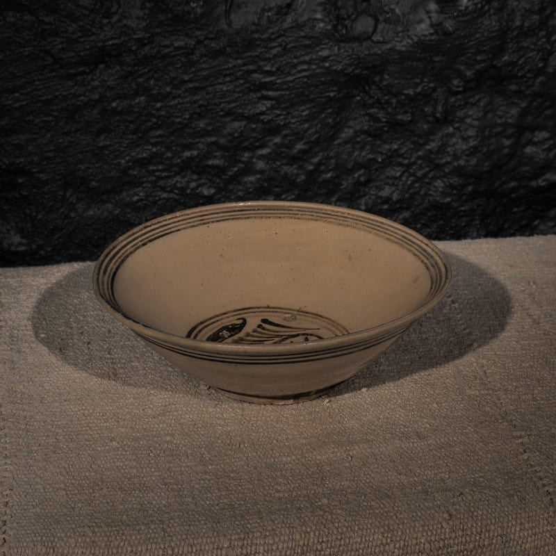 Assiette sukhotai poisson - Pièce ancienne