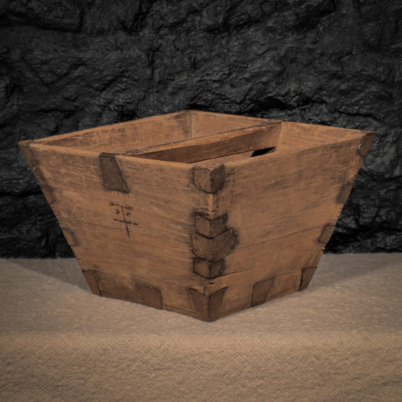 Mesure à riz - Trances droites - Pièce ancienne - Chine