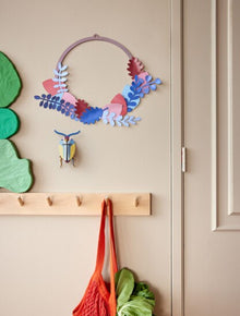 DECORATION MURALE | BOTANICAL WREATH  | 30 cm x 30 cm