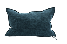 Coussin VICE VERSA, Toile NOMADE, 40cm x 60cm, CHARBON