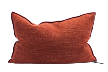 Coussin VICE VERSA, Toile NOMADE, 40cm x 60cm, CHARBON