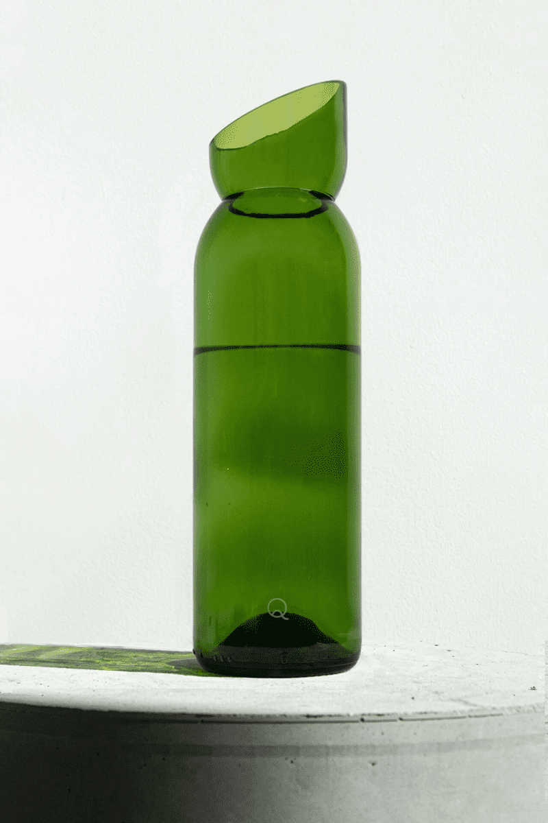 Carafe MEDIUM, bis VERT, H26 x 7cm, 3760371831999