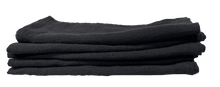 SERVIETTE SIBA | 100% LIN LAVE | 45cm x 45cm | CARBONE