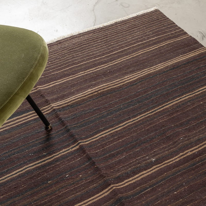 Tapis POIL DE CHEVRE - 100% laine noué main - 172 x 254 cm