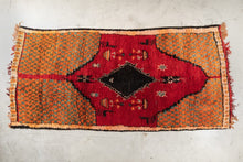 Tapis BERBERE BIJAD-HAUT ATLAS - 100% laine noué main - 185cm x 360cm