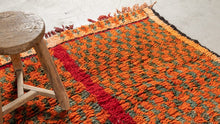 Tapis BERBERE BIJAD-HAUT ATLAS - 100% laine noué main - 185cm x 360cm