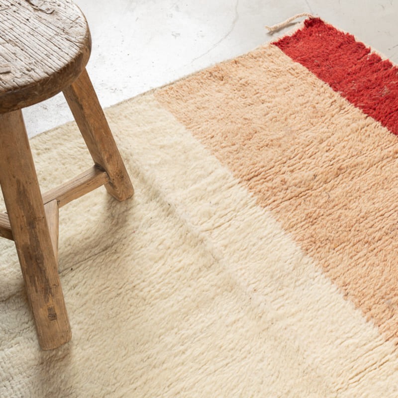 Tapis BOUJAD - 100% laine noué main - 156cm x 255cm